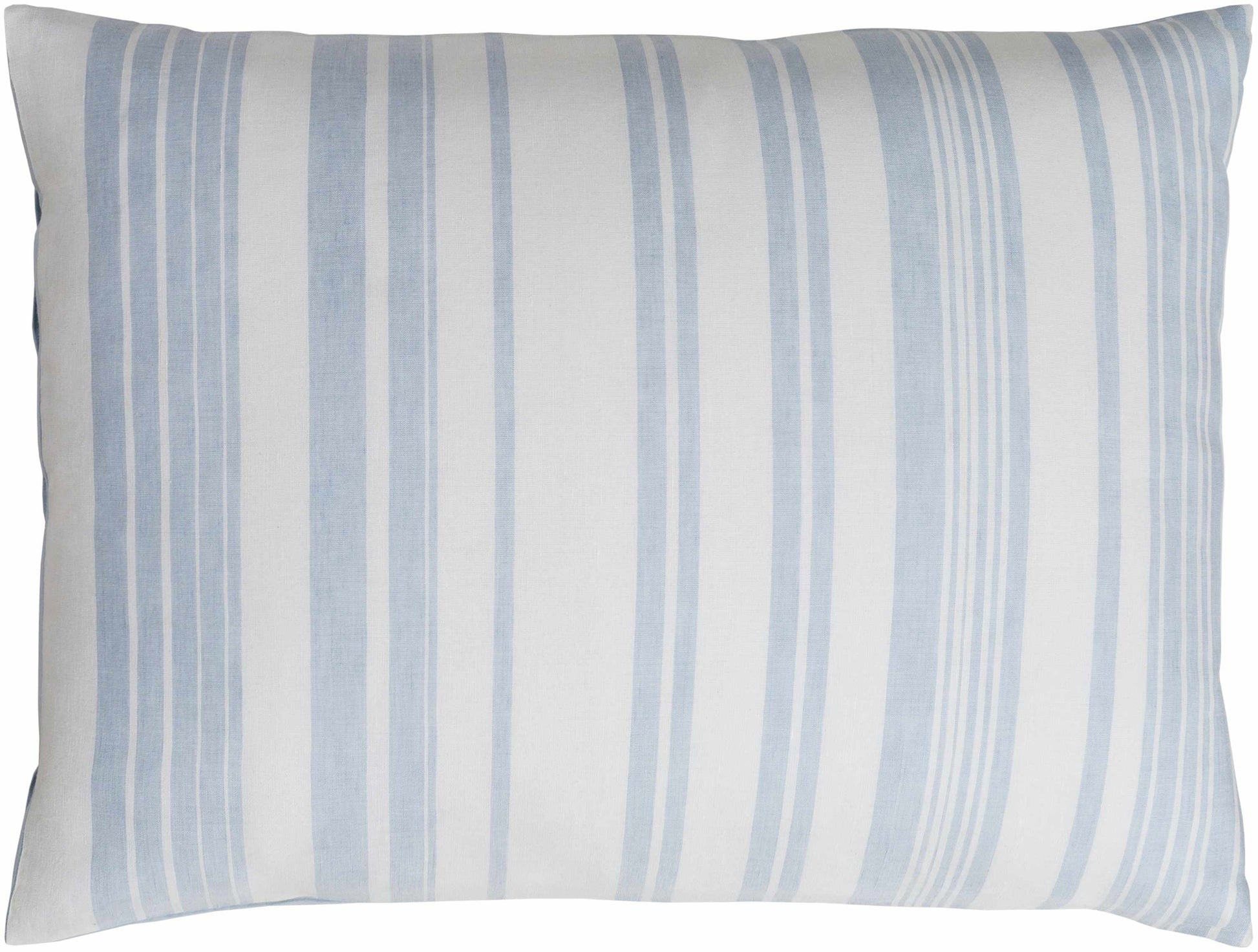 Baraniferho Ice Blue Striped Linen Bedding Set-4